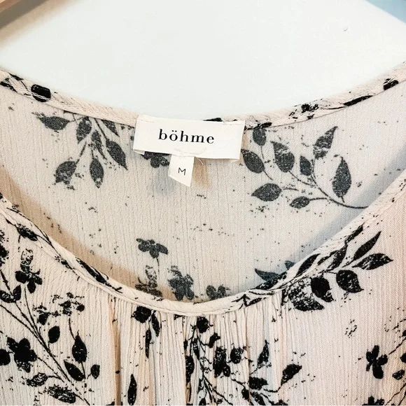 Bohme Black Pattern Print Dress - Picture 3 of 10